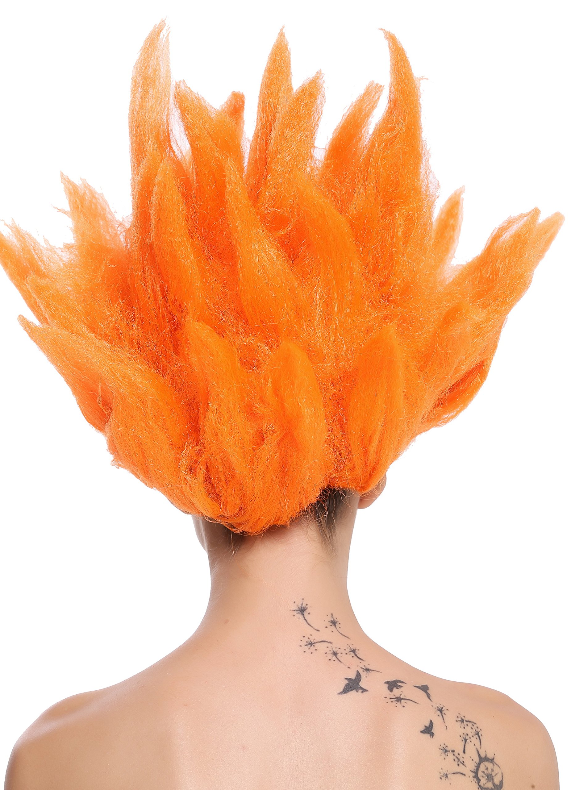 wig-me-up-party-per-cke-91062-pc24-hochtoupiert-neonorange-30-cm image 3