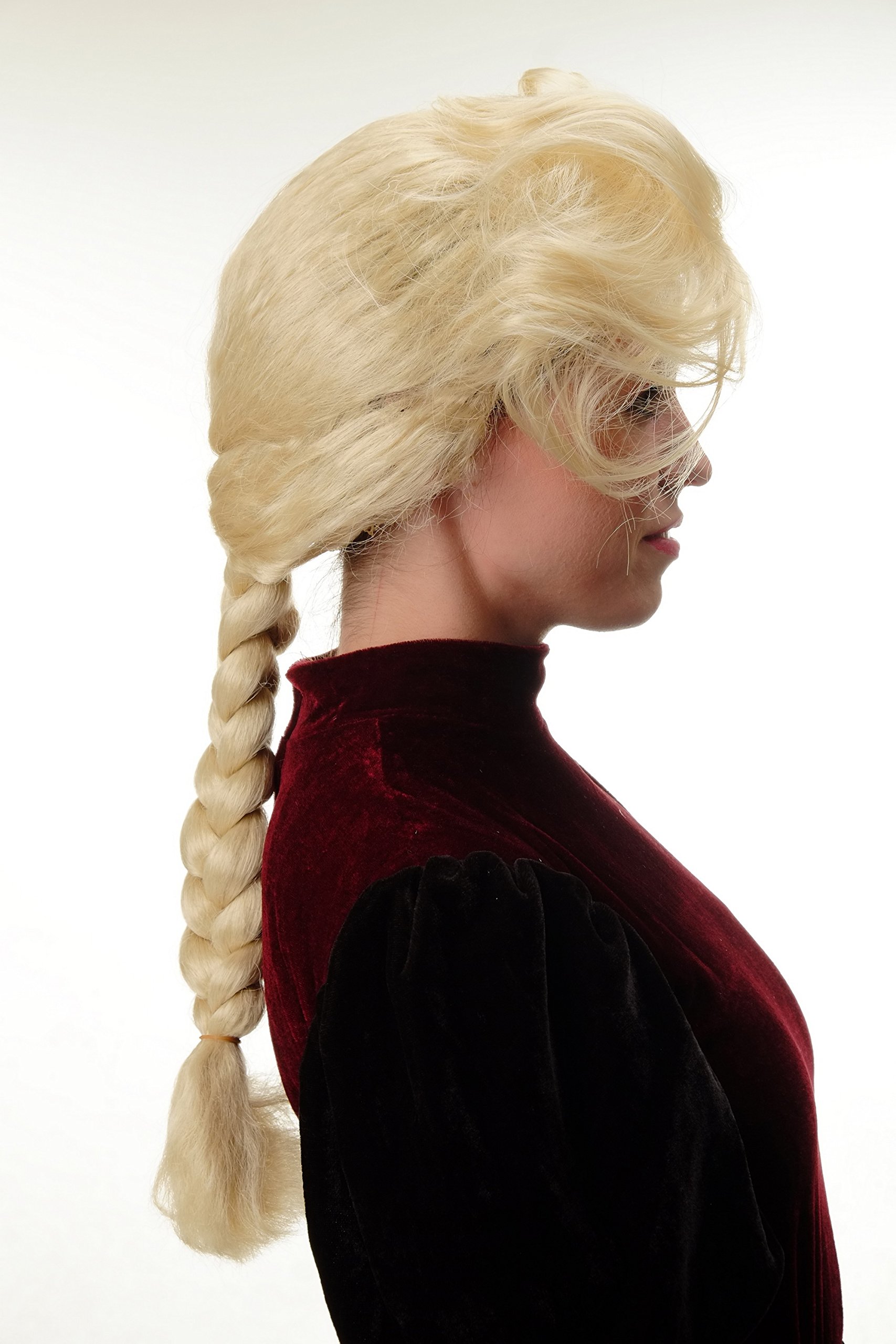 wig-me-up-pt0031-hk613b-damenper-cke-lang-hellblond-mit-dickem-flechtzopf-und-to image 4