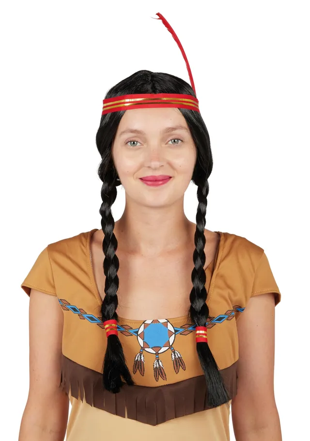 p-tit-clown-indianer-per-cke-mit-federstirnband-kunsthaar-unisex image 1