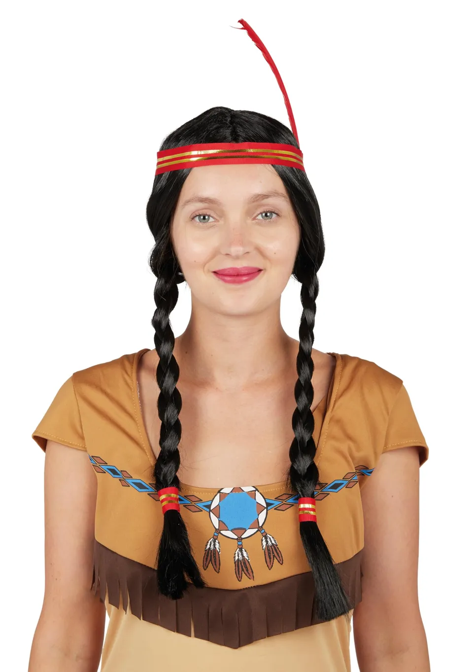 p-tit-clown-indianer-per-cke-mit-federstirnband-kunsthaar-unisex image 1