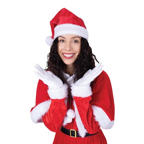 p-tit-clown-weihnachtsmann-m-tze-pl-sch-rot-silber-erwachsene image 4
