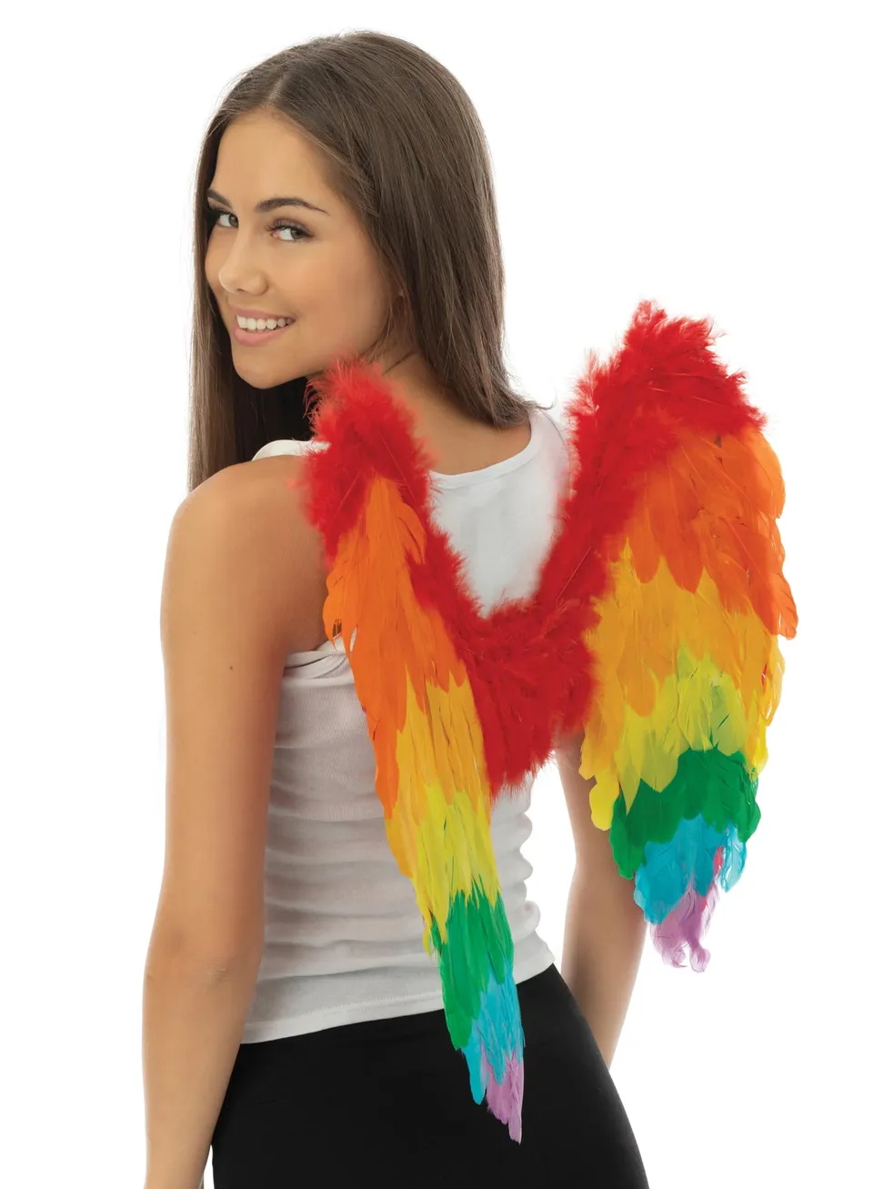 p-tit-clown-engelsfl-gel-aus-federn-50-x-50-cm-mehrfarbig image 1