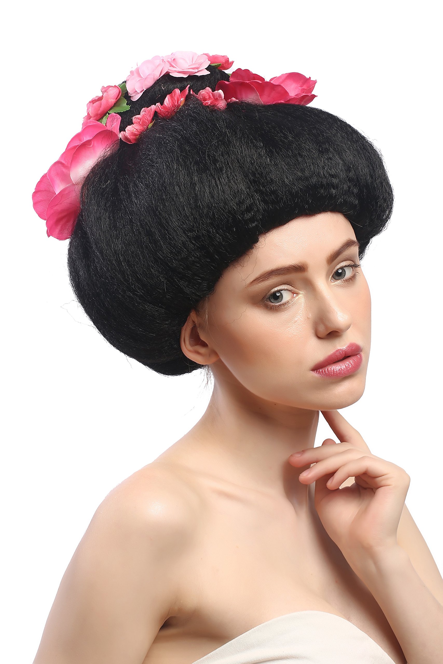 wig-me-up-per-cke-geisha-4665-za103-schwarz-mit-blumen image 2