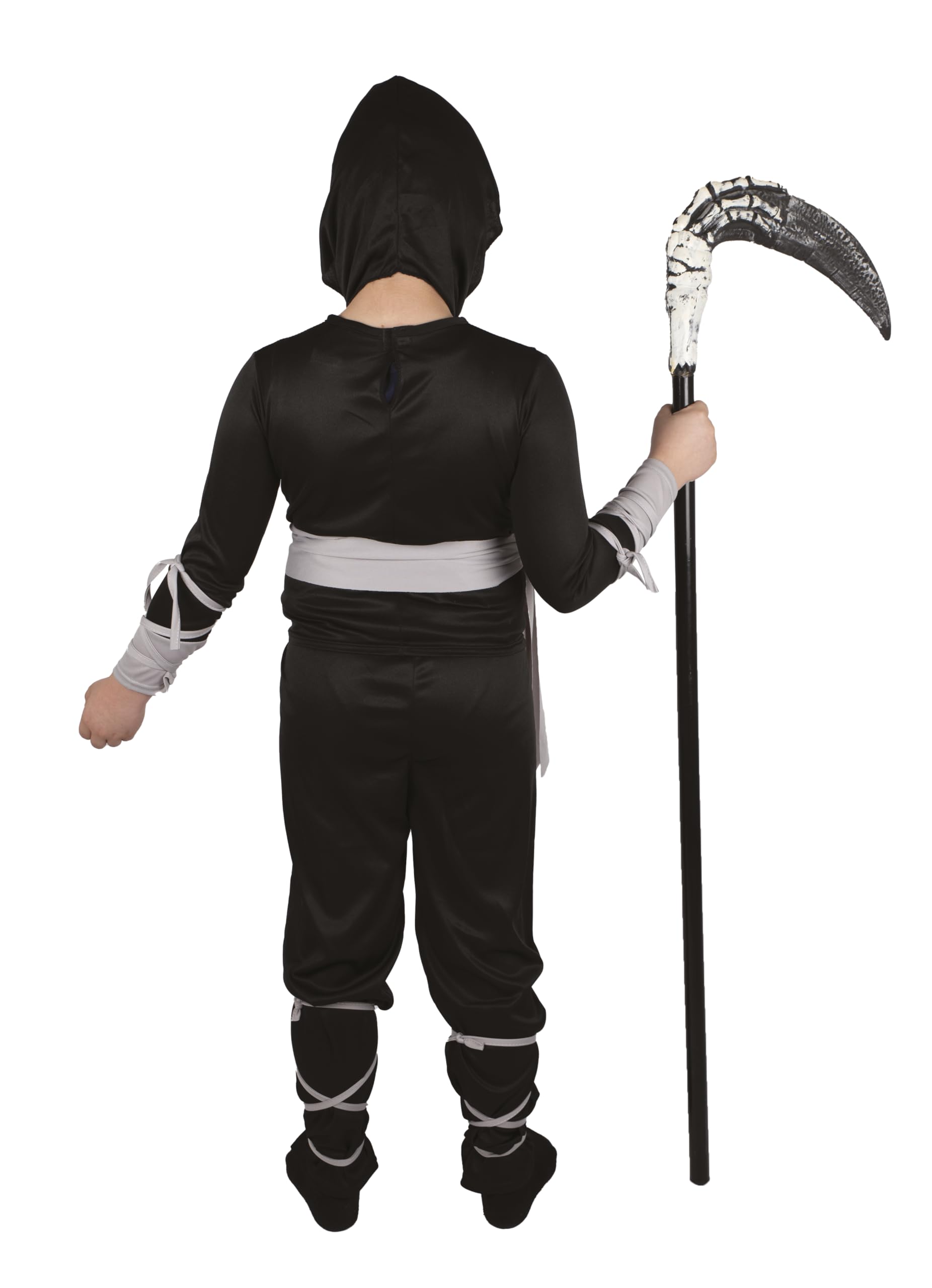 p-tit-clown-ninja-skelett-kinderkost-m-mit-maske-und-g-rtel image 3