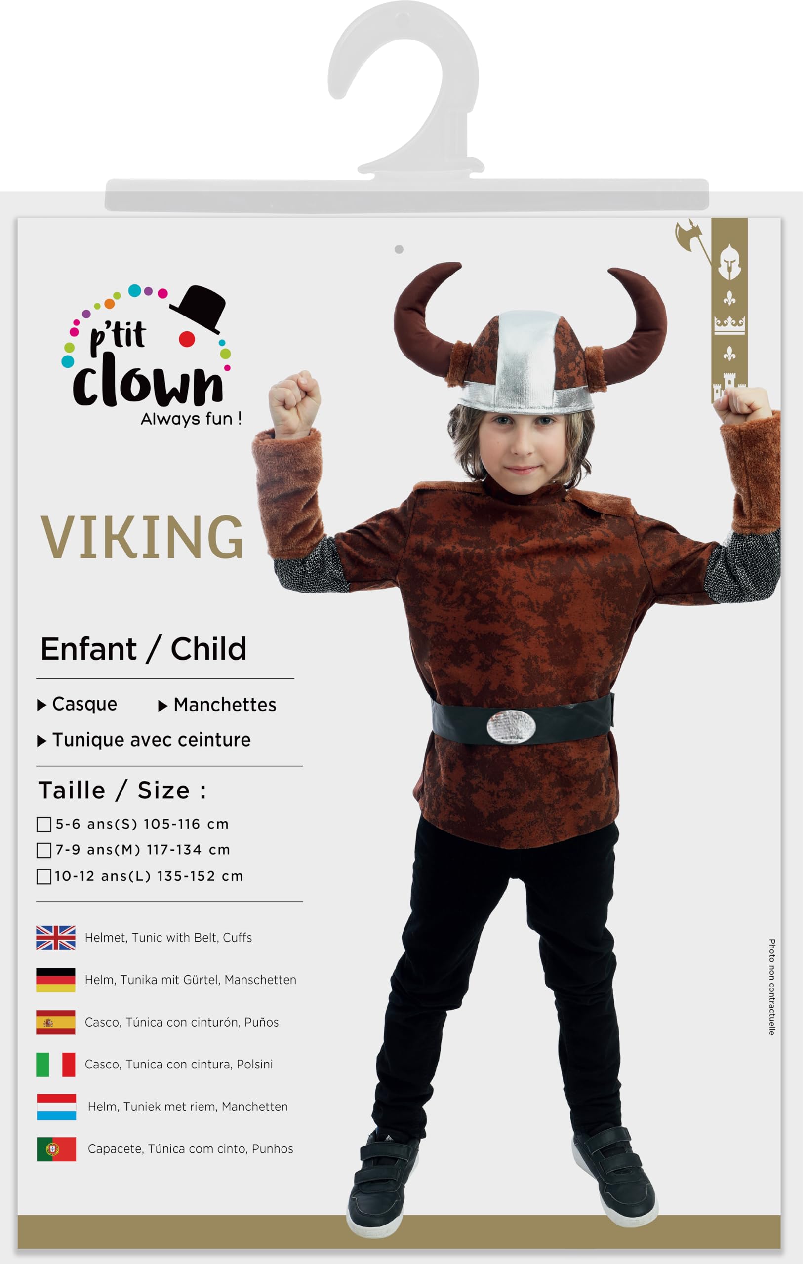p-tit-clown-wikinger-kost-m-kinder-verkleidung-karneval image 6