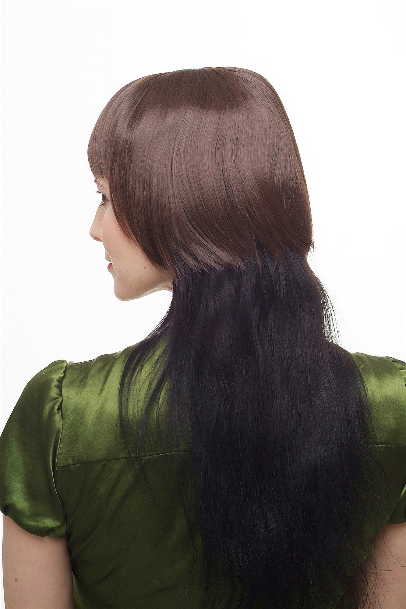 wig-me-up-h9304-6-clip-in-topaufsatz-glatt-bob-braun-20-cm image 2