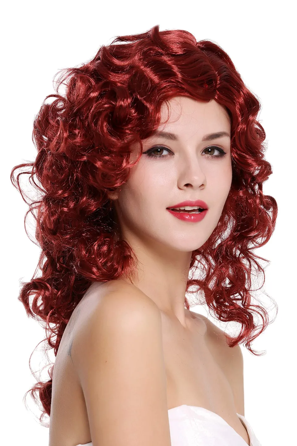 wig-me-up-0051-za14-za12-damen-karnevalsper-cke-rot-lockig-60-cm image 1