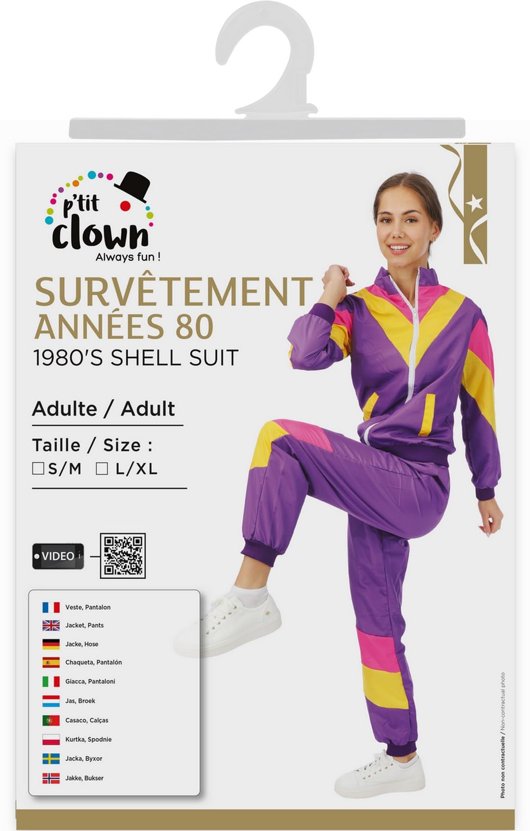ptit-clown-80er-jahre-trainingsanzug-damen-violett-l image 4