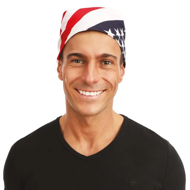 p-tit-clown-bandana-us-flagge-tuch-f-r-kost-m image 1