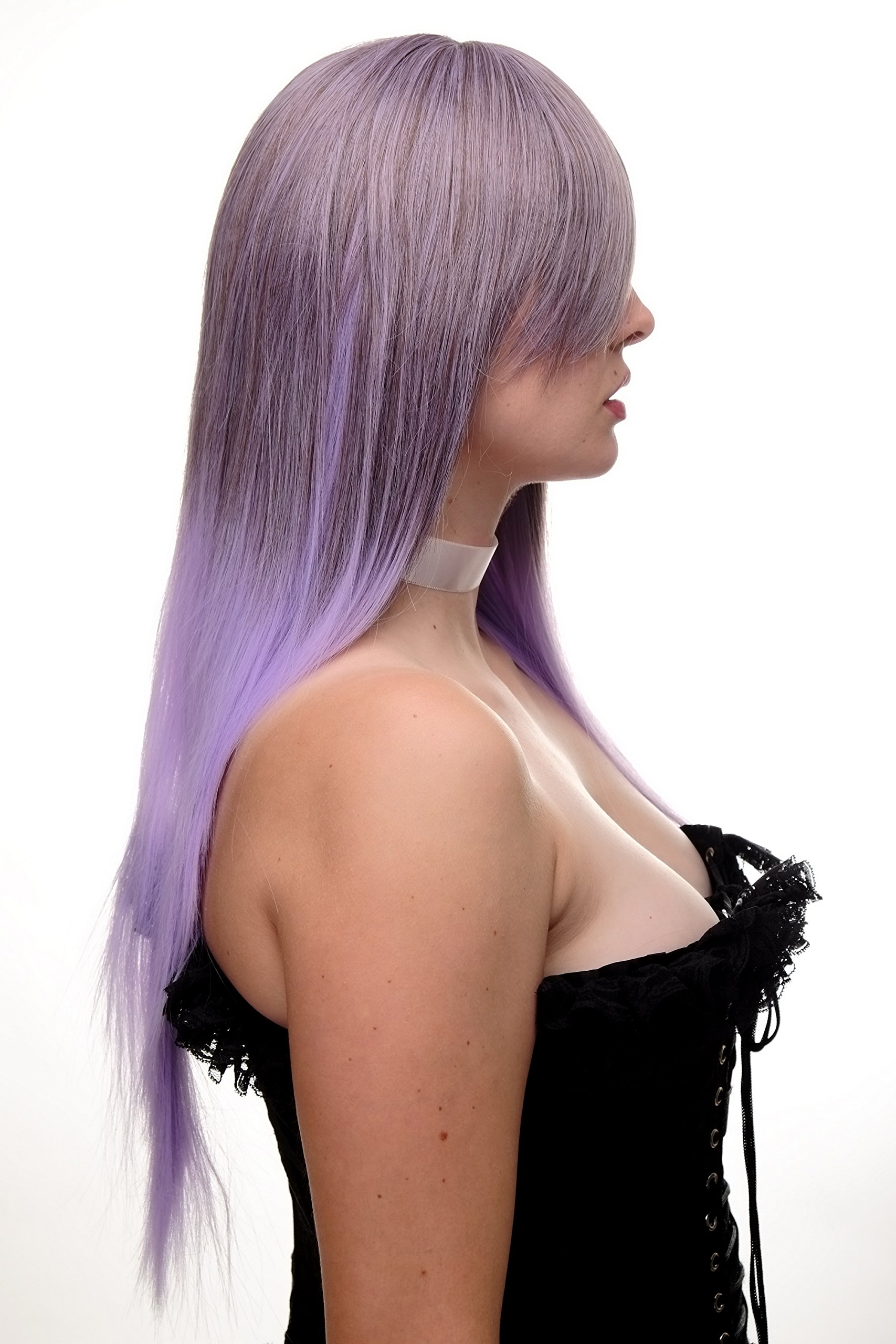 wig-me-up-gf-w2170-damenper-cke-sehr-lang-glatt-70-cm-braun-lila-pony image 2