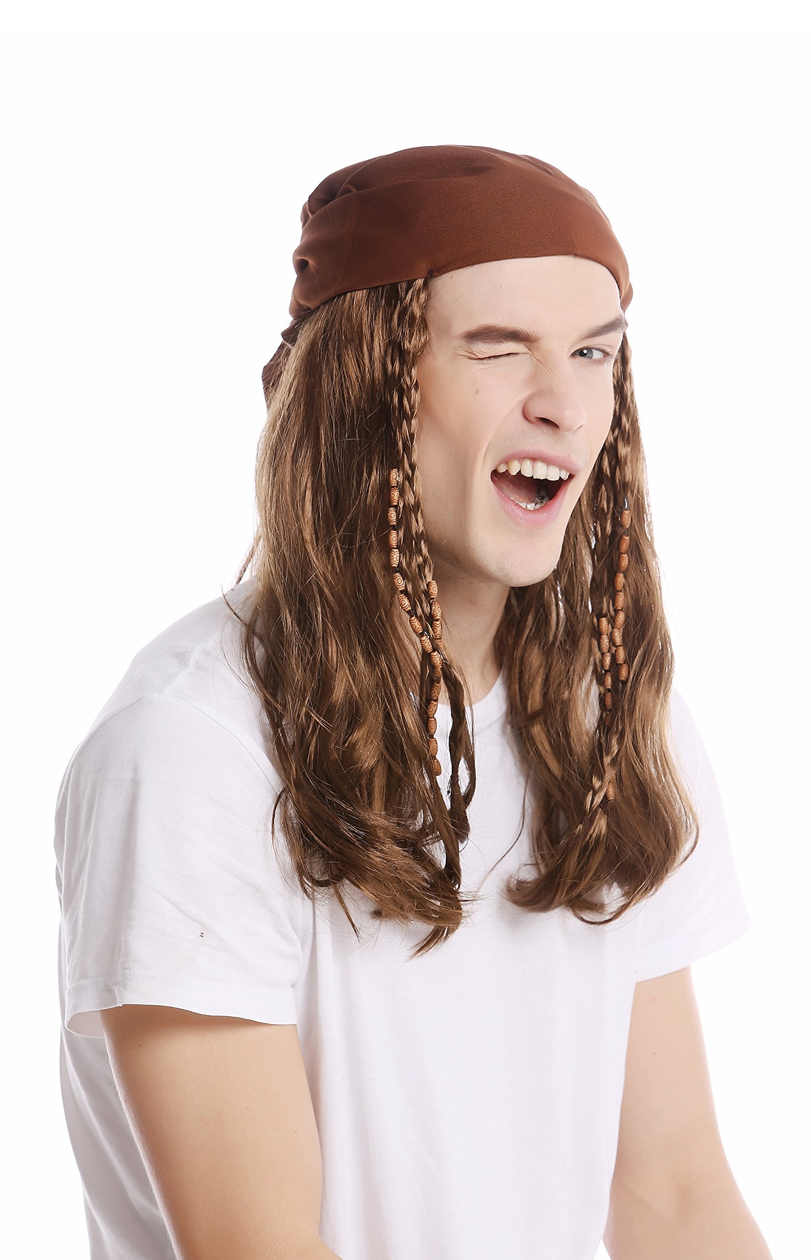 wig-me-up-91225-p6-pirat-per-cke-mit-bandana-braun-lang-50-cm image 4