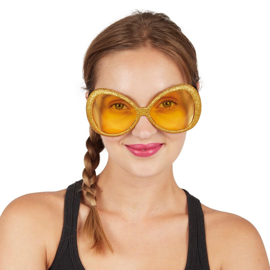 ptit-clown-20034-disco-brille-mit-pailletten-kunststoff-gold image 4