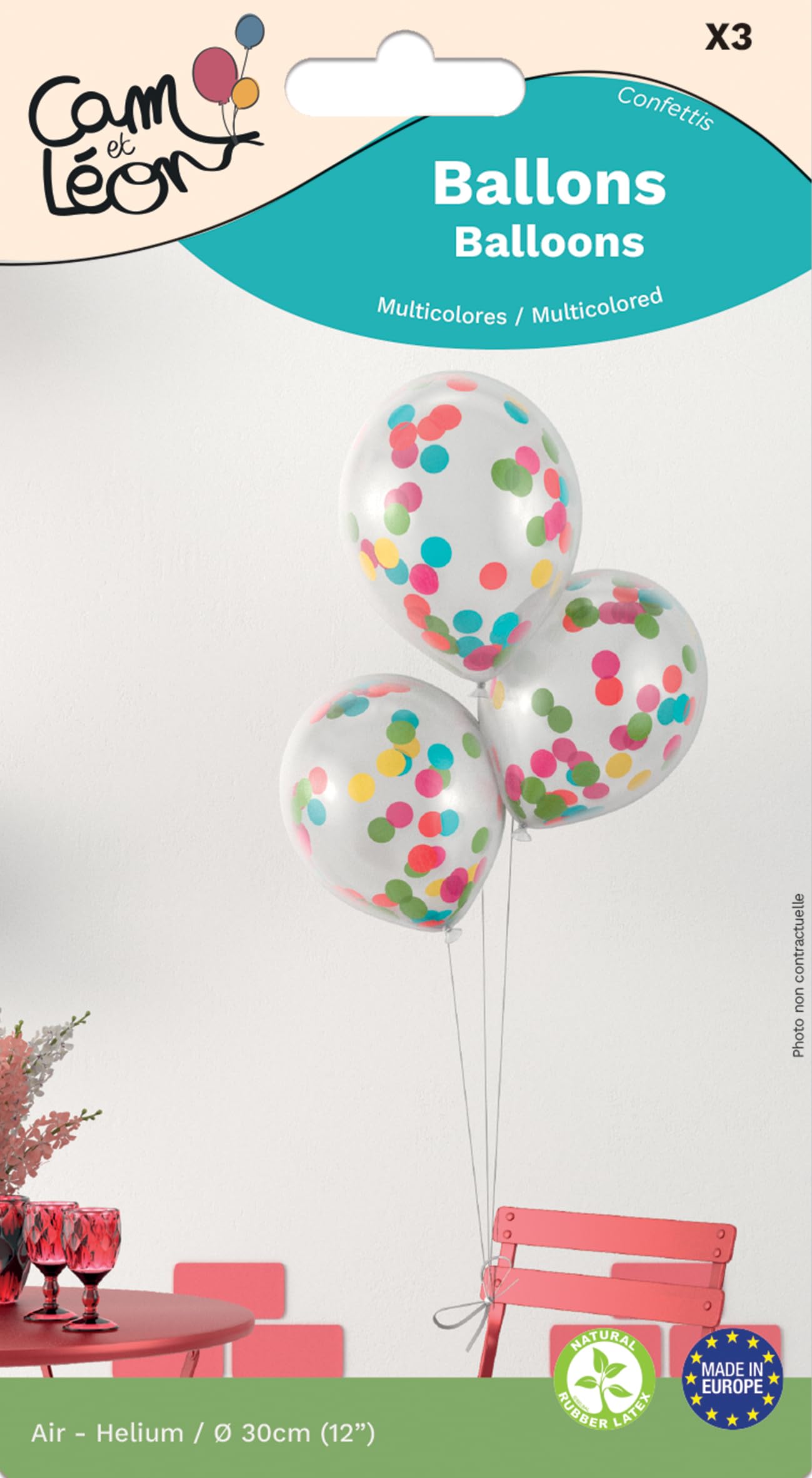 p-tit-clown-22439-konfetti-luftballons-30-cm-3-st-ck-mehrfarbig image 3