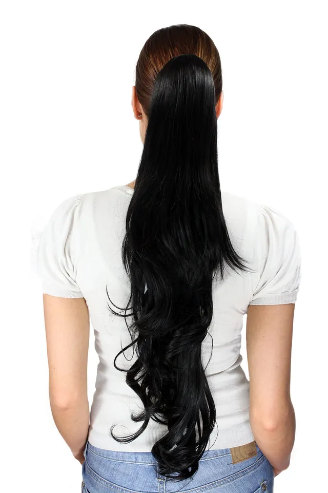 wig-me-up-haarteil-t117-1b-schwarz-sehr-lang-leicht-gewellt-70-cm image 1