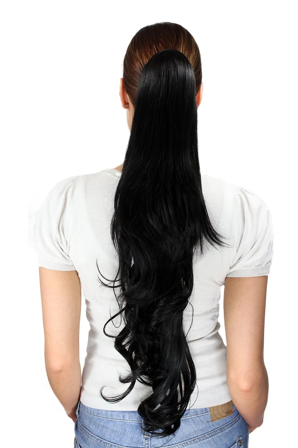 wig-me-up-haarteil-t117-1b-schwarz-sehr-lang-leicht-gewellt-70-cm image 1