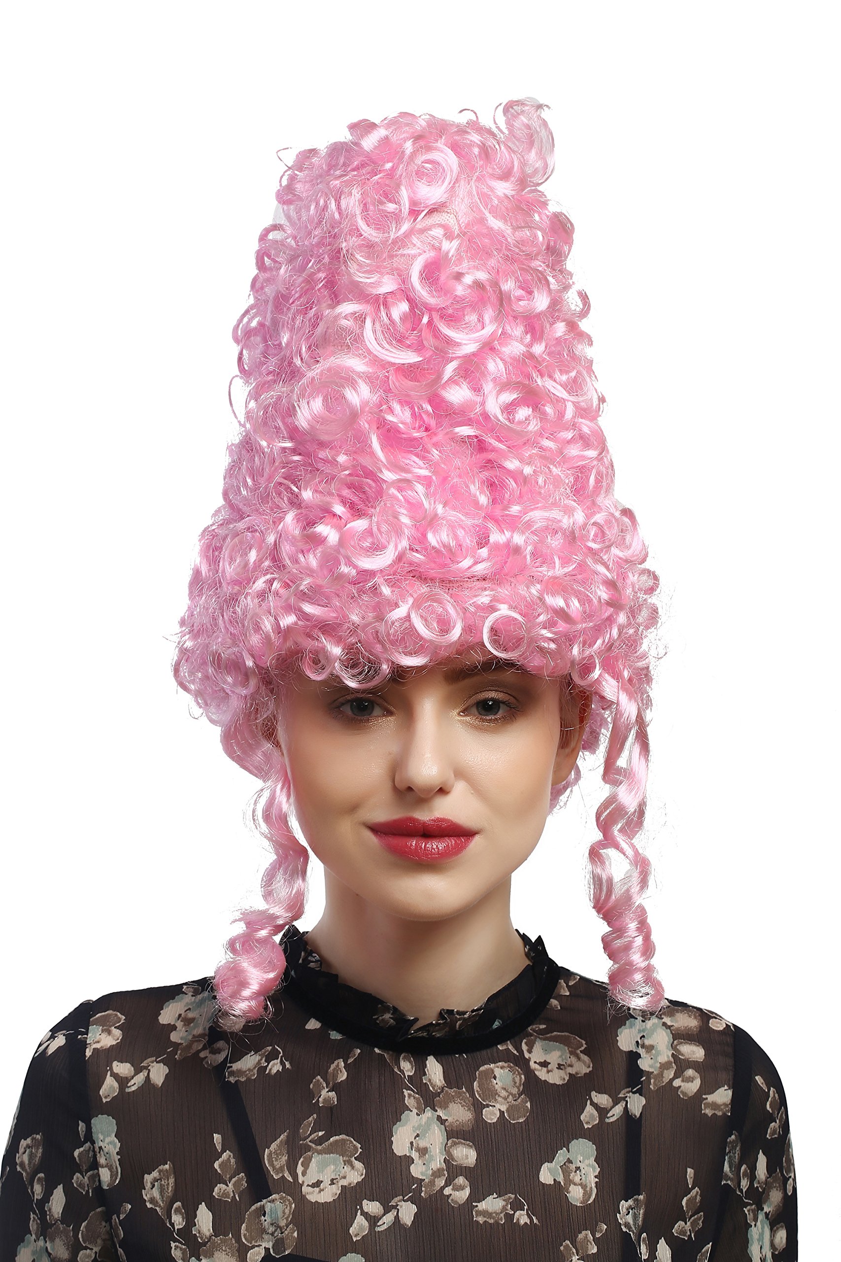 wig-me-up-dh1032-pc28-beehive-turmper-cke-rosa-pink-35-cm-damen image 4