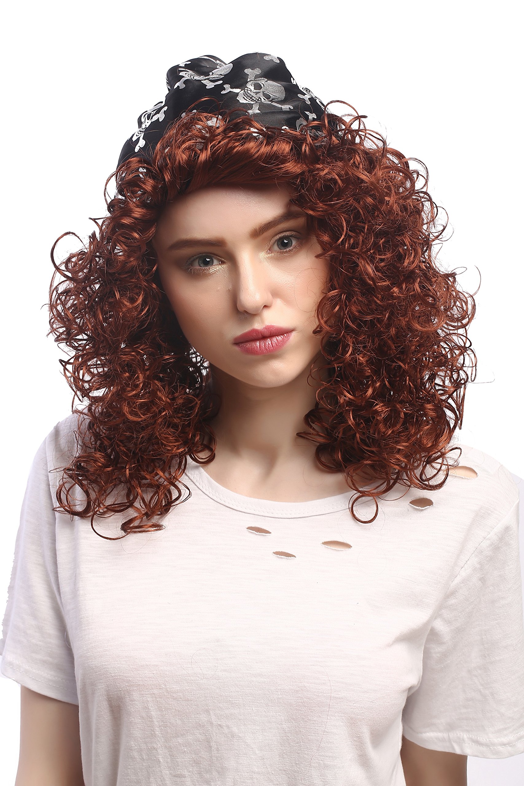 wig-me-up-91121-za340-piratin-per-cke-rotbraun-lockig-45-cm-mit-kopftuch image 3