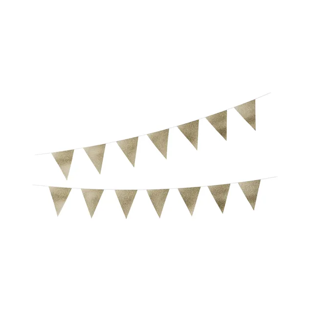 p-tit-clown-festliche-deko-gold-wimpelkette-pailletten-3-m image 1