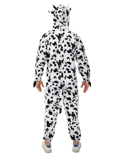 p-tit-clown-kuh-kost-m-erwachsene-unisex-overall-mit-kapuze image 8