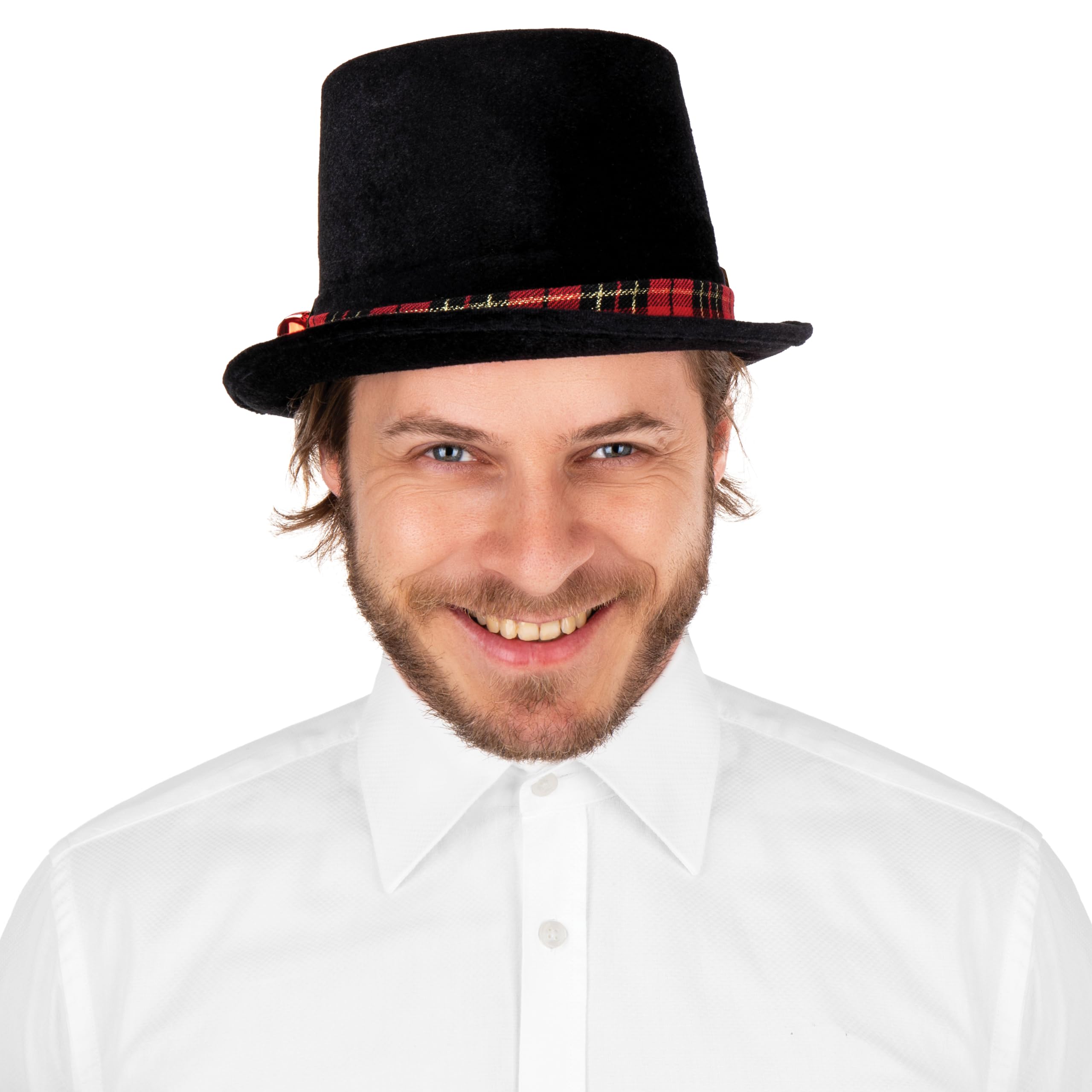 ptit-clown-22372-schneemannhut-schwarz-bandfarbe-zuf-llig image 2