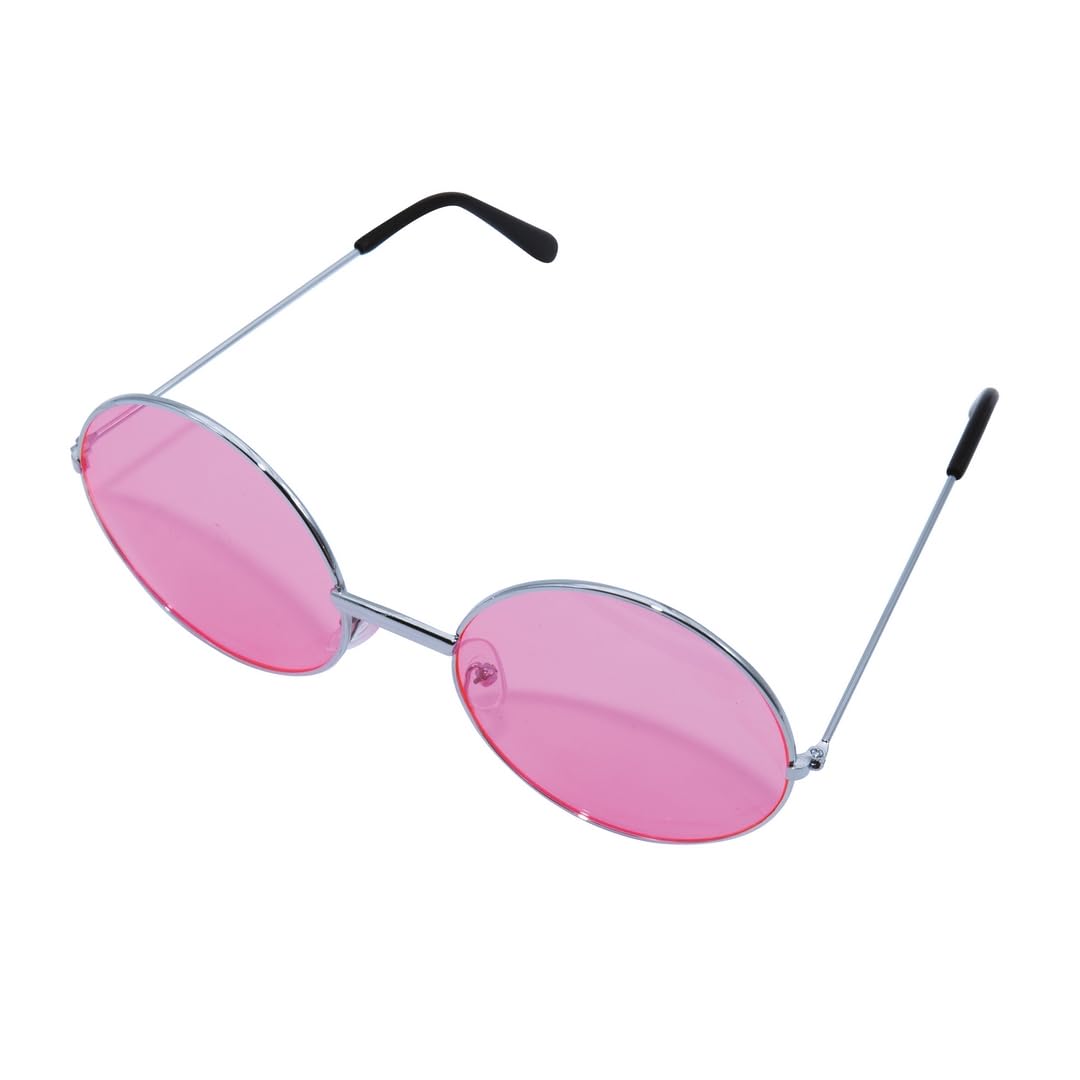 ptit-clown-hippie-brille-rose-metall-erwachsene image 2