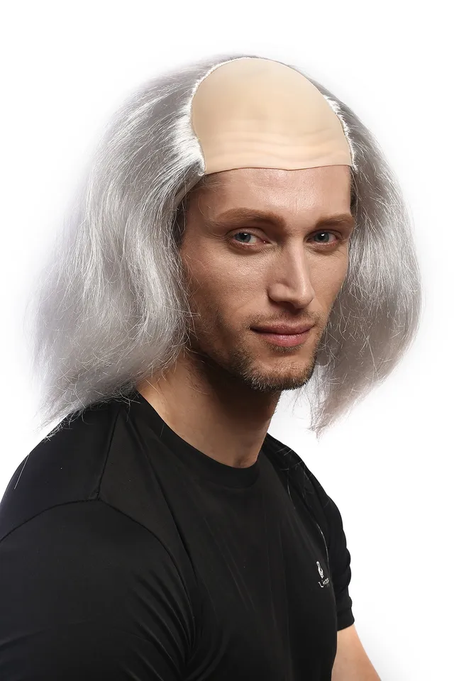 wig-me-up-dh1132-p309-herren-per-cke-halbglatze-grau-40-cm-igor-professor image 1
