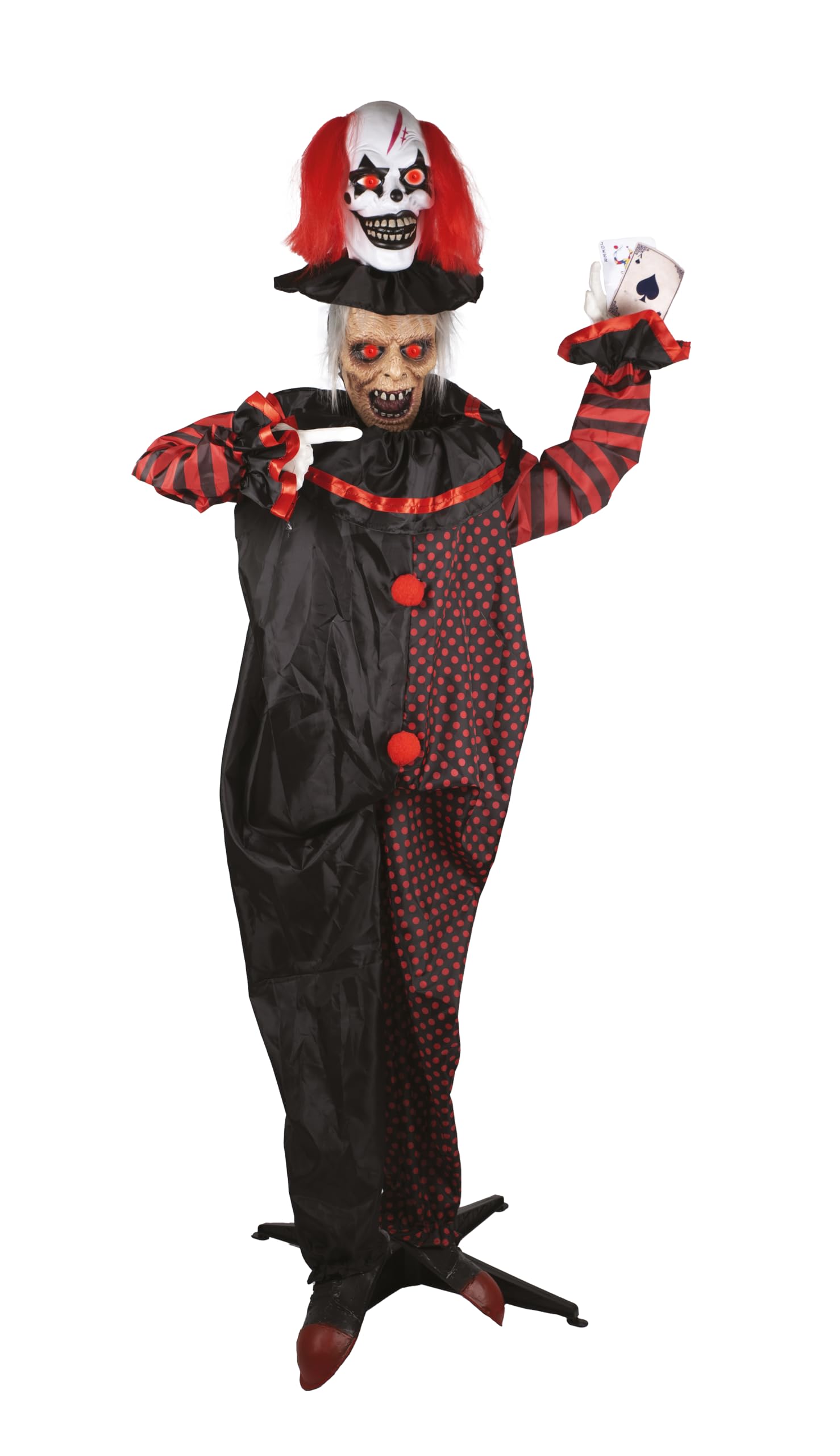 p-tit-clown-horror-animatronic-clown-doppelkopf-180-cm-mit-sound-und-licht image 3