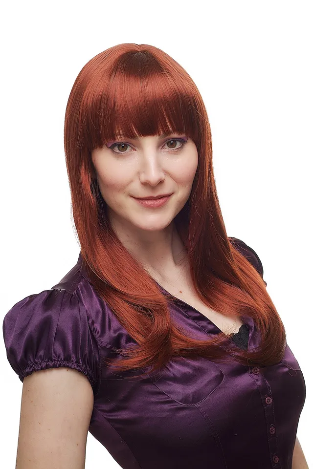 wig-me-up-3114-350-damenper-cke-lang-glatt-kupferrot-mit-pony-50-cm image 1