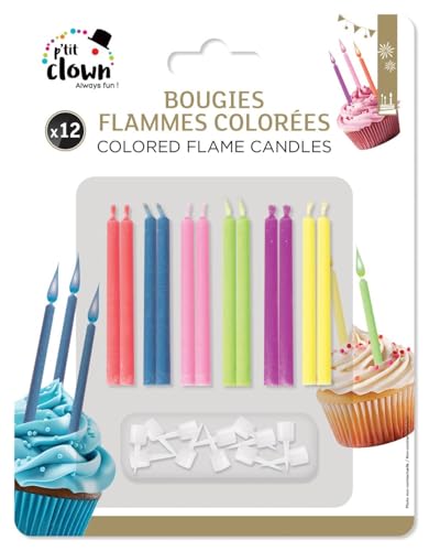 ptit-clown-23960-kerzen-bunte-flammen-12-st-ck image 7