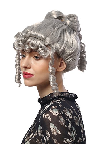 wig-me-up-90713-za68a-party-per-cke-damen-barock-silbergrau-korkenzieherlocken image 5