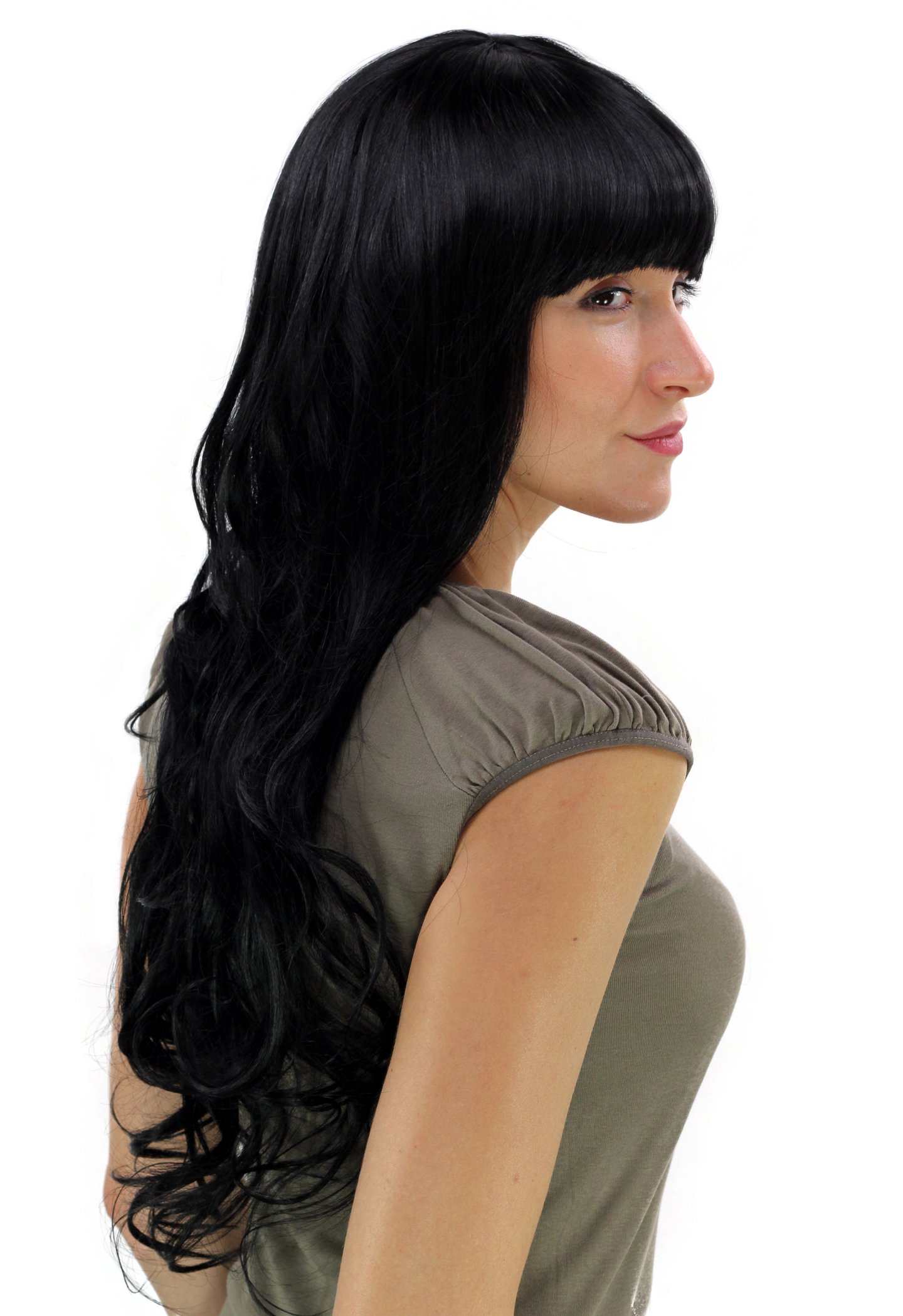 wig-me-up-yzf-4048-1-langhaarper-cke-damen-rabenschwarz-gewellt-mit-pony-65-cm image 2