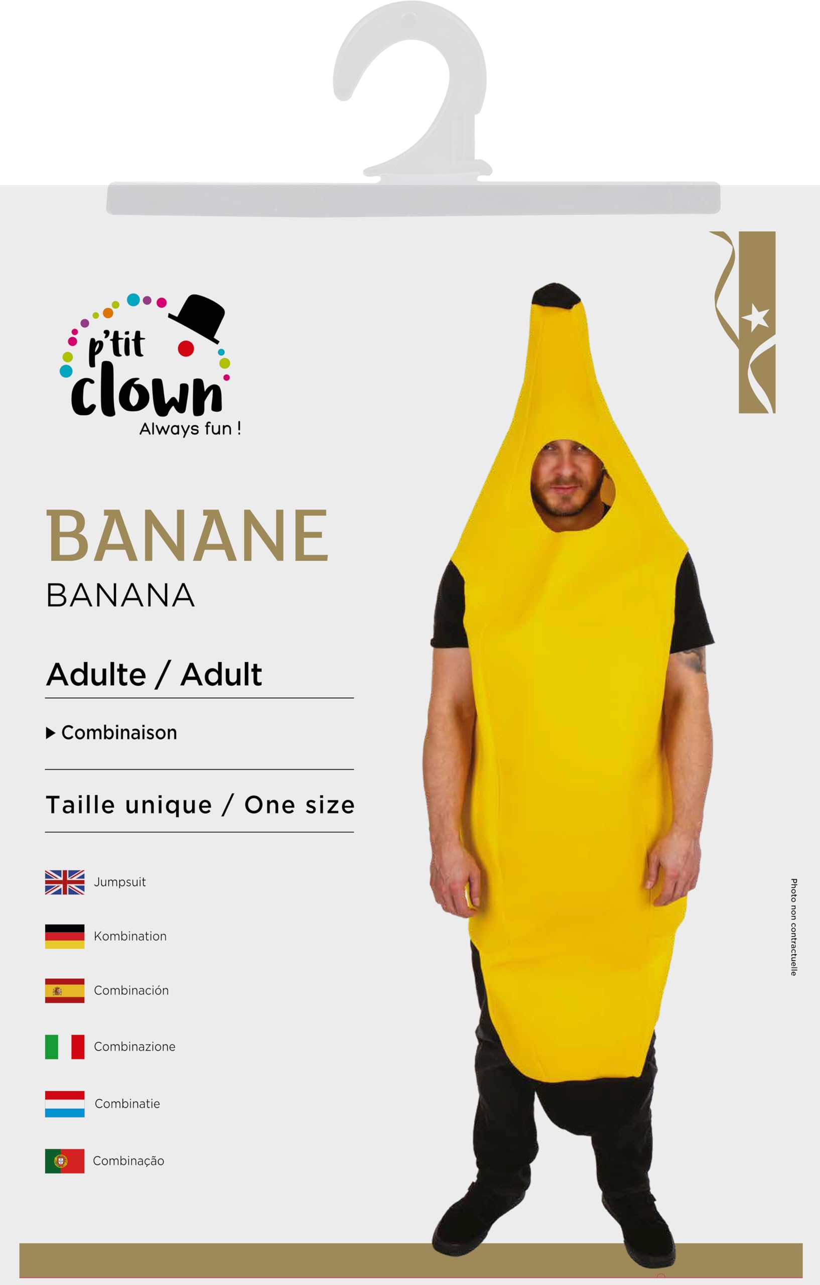 p-tit-clown-66767-bananen-kost-m-erwachsene-polyester-einheitsgr-e image 5