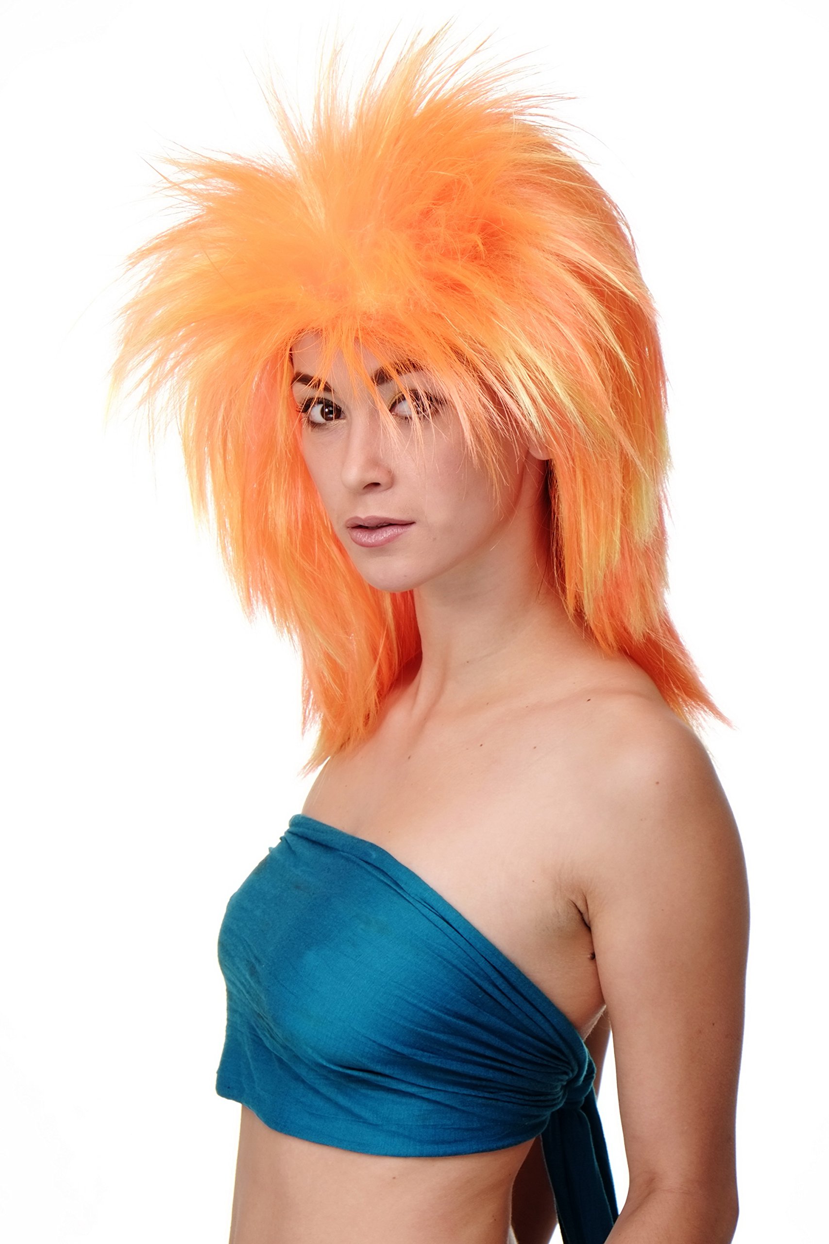 wig-me-up-per-cke-f168-c-pc24-pc2b-80er-neon-gelb-orange-lang-toupiert image 5