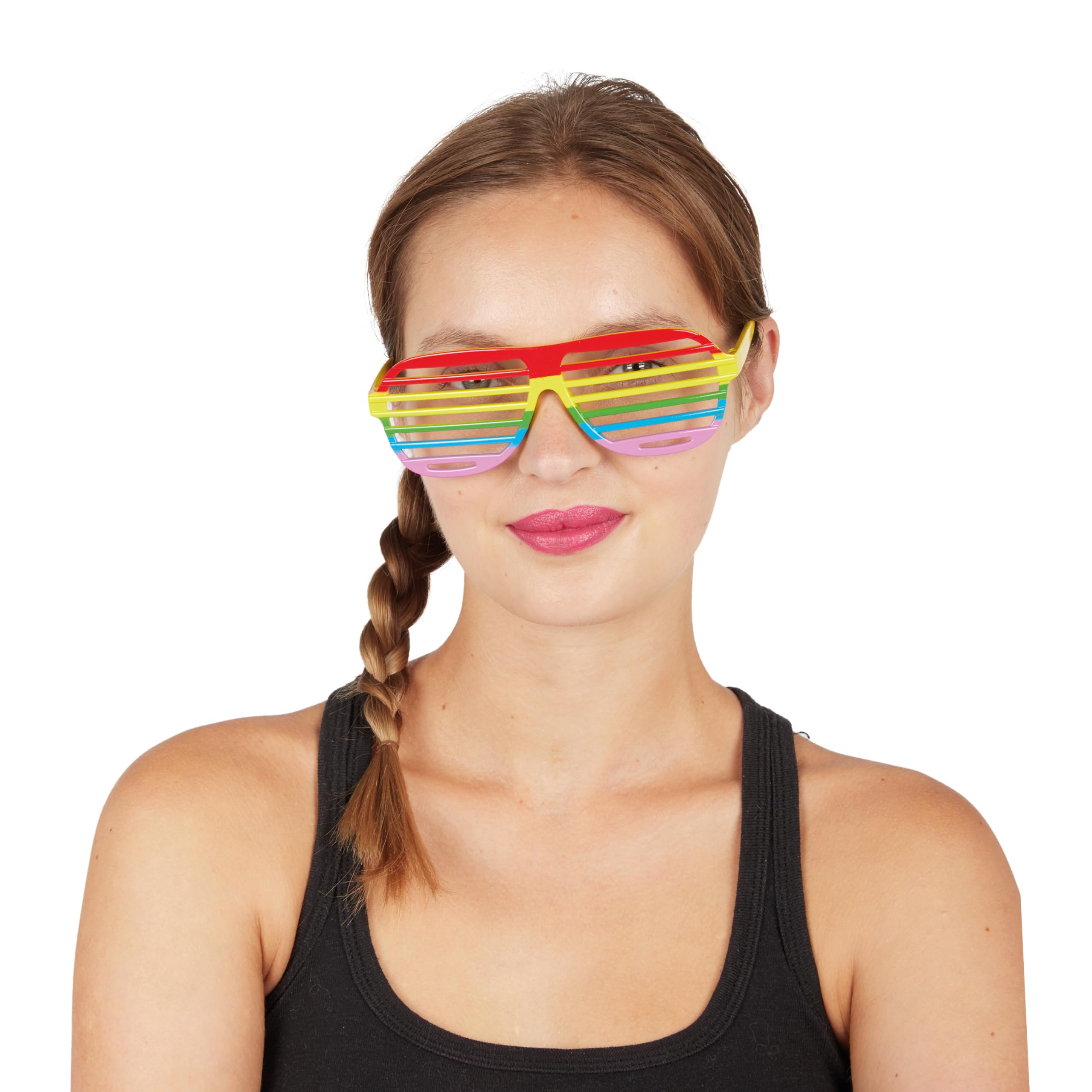 p-tit-clown-brille-mit-b-geln-in-regenbogenfarben-unisex image 2