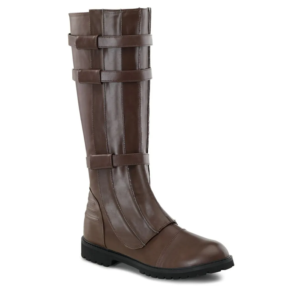 funtasma-walker-130-herren-knie-stiefel-schwarz-superhero-boots-aus-kunstleder-m image 1