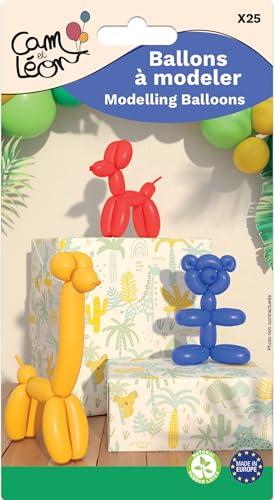 ptit-clown-22461-modellierballons-bunt-25-st-ck-naturlatex image 5