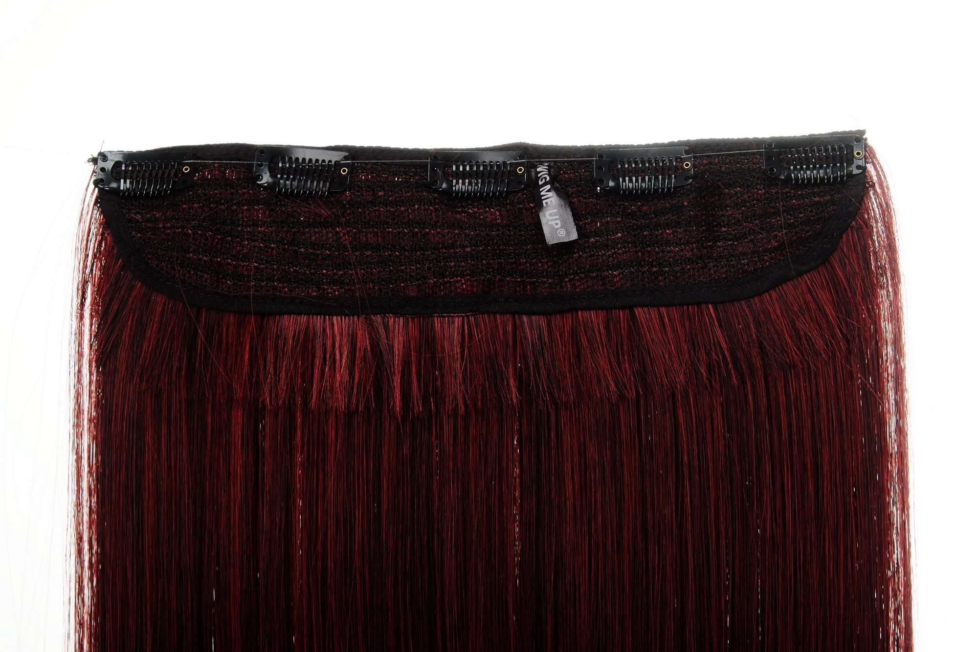wig-me-up-yzf-3179-1-113-haarteil-extension-60cm-schwarz-feuerrot-glatt image 3