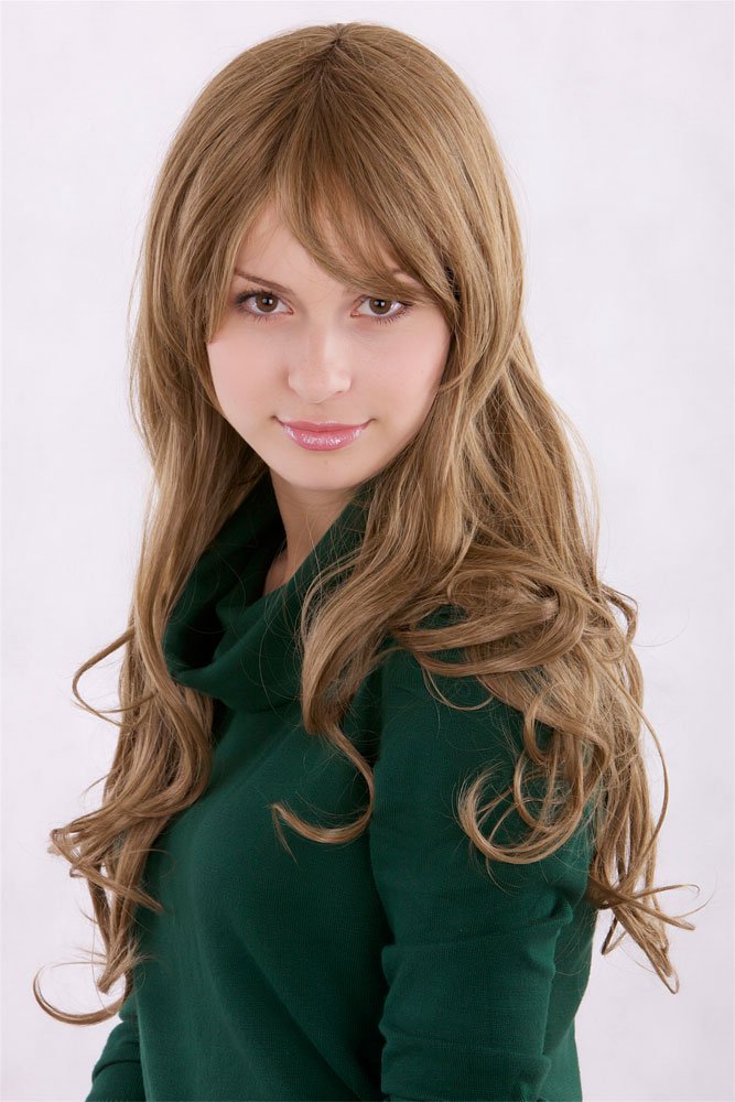 wig-me-up-3255-m8-damen-langhaarper-cke-dunkelblond-wellig-55-cm-mit-pony image 3