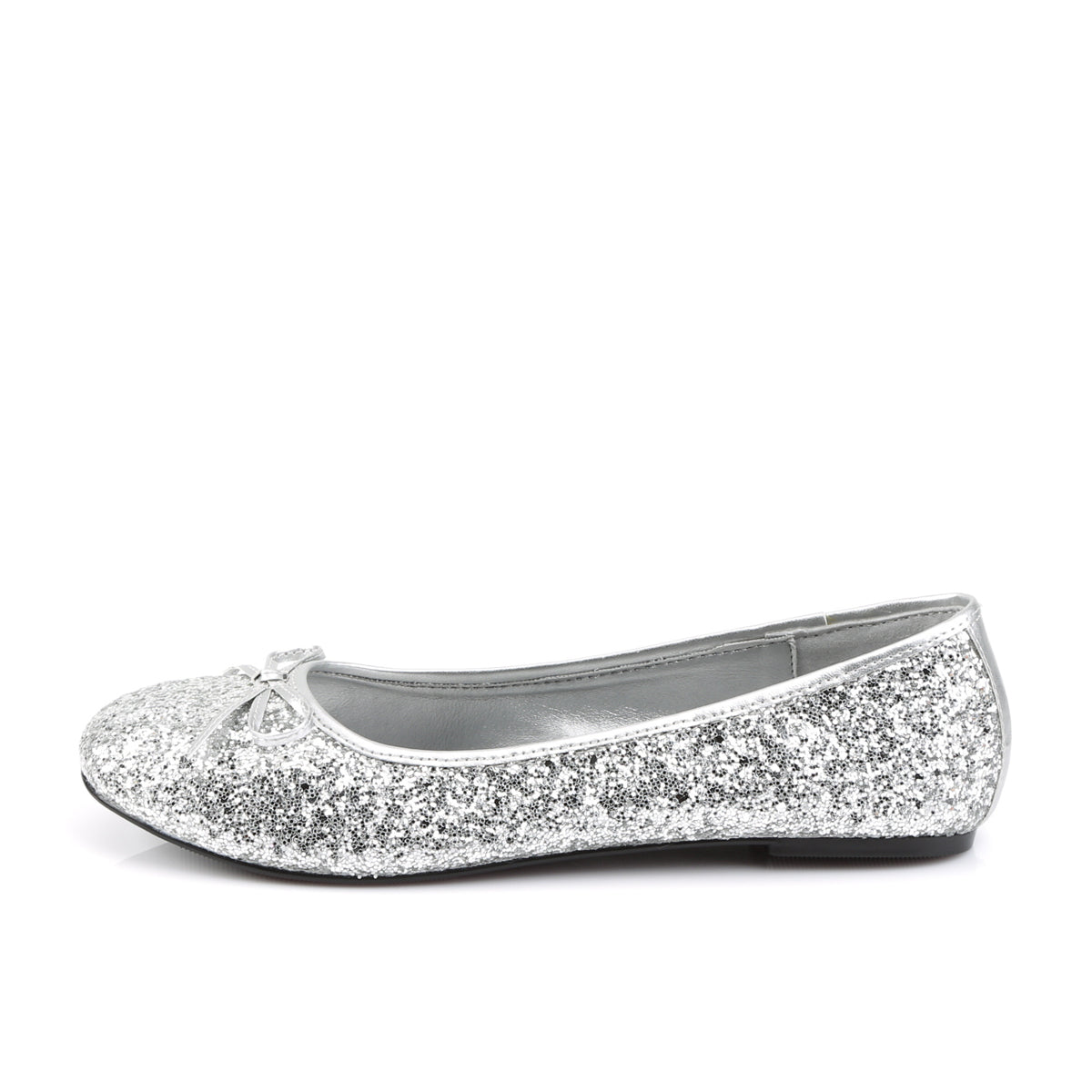 funtasma-star-16g-silber-ballet-flats-mit-schleife-und-glitzer image 3