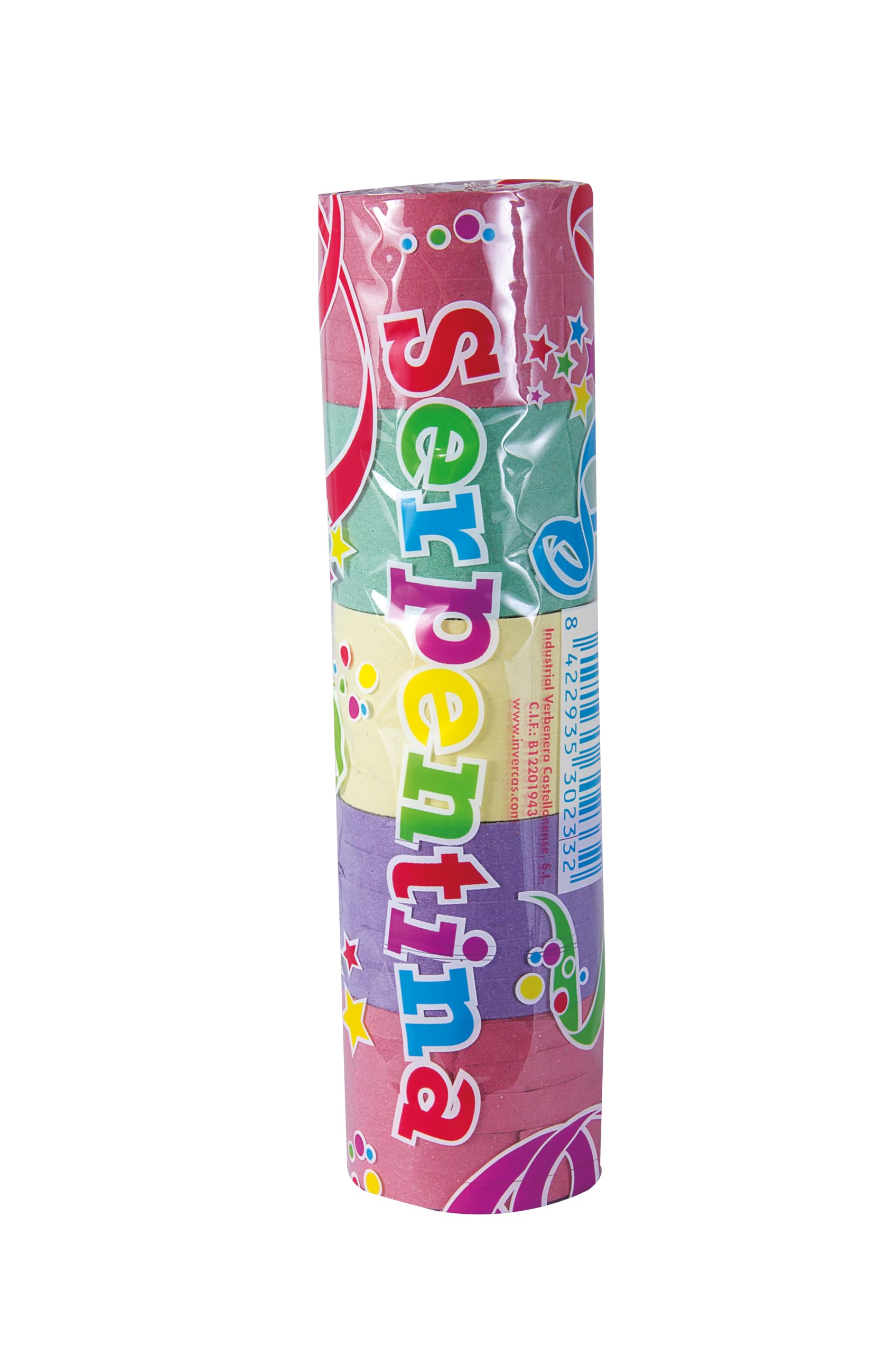 ptit-clown-3122-riesen-serpentinen-25-rollen-10-m-mehrfarbig image 1