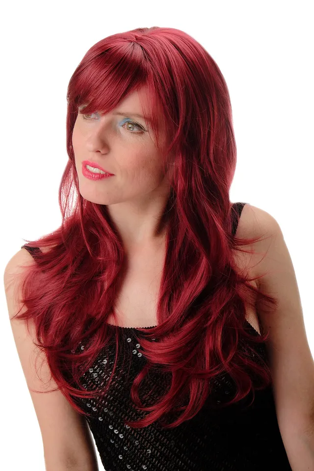 wig-me-up-gfw244a-39-damenper-cke-lang-rot-60-cm-mit-pony image 1