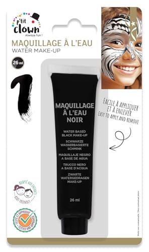 p-tit-clown-wasserschminke-schwarz-pinsel-kost-m-make-up image 4