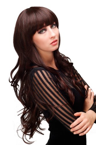 wig-me-up-h9101-damenper-cke-lang-gewellt-65-cm-mahagoni-braun-2t33-mit-pony image 8