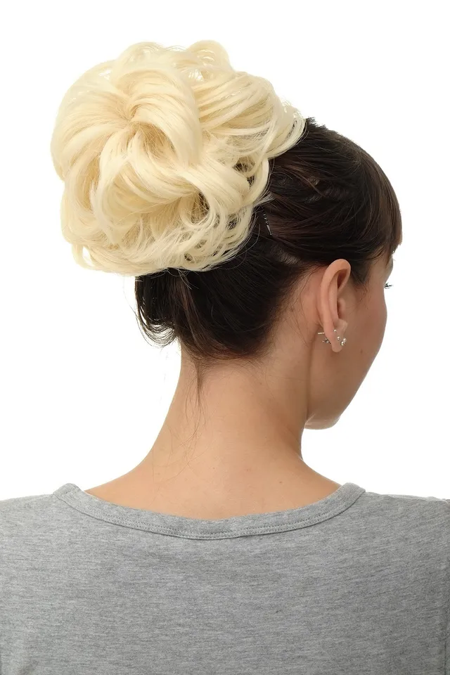 wig-me-up-haarteil-haardutt-haarrose-q840-613-platinblond image 1