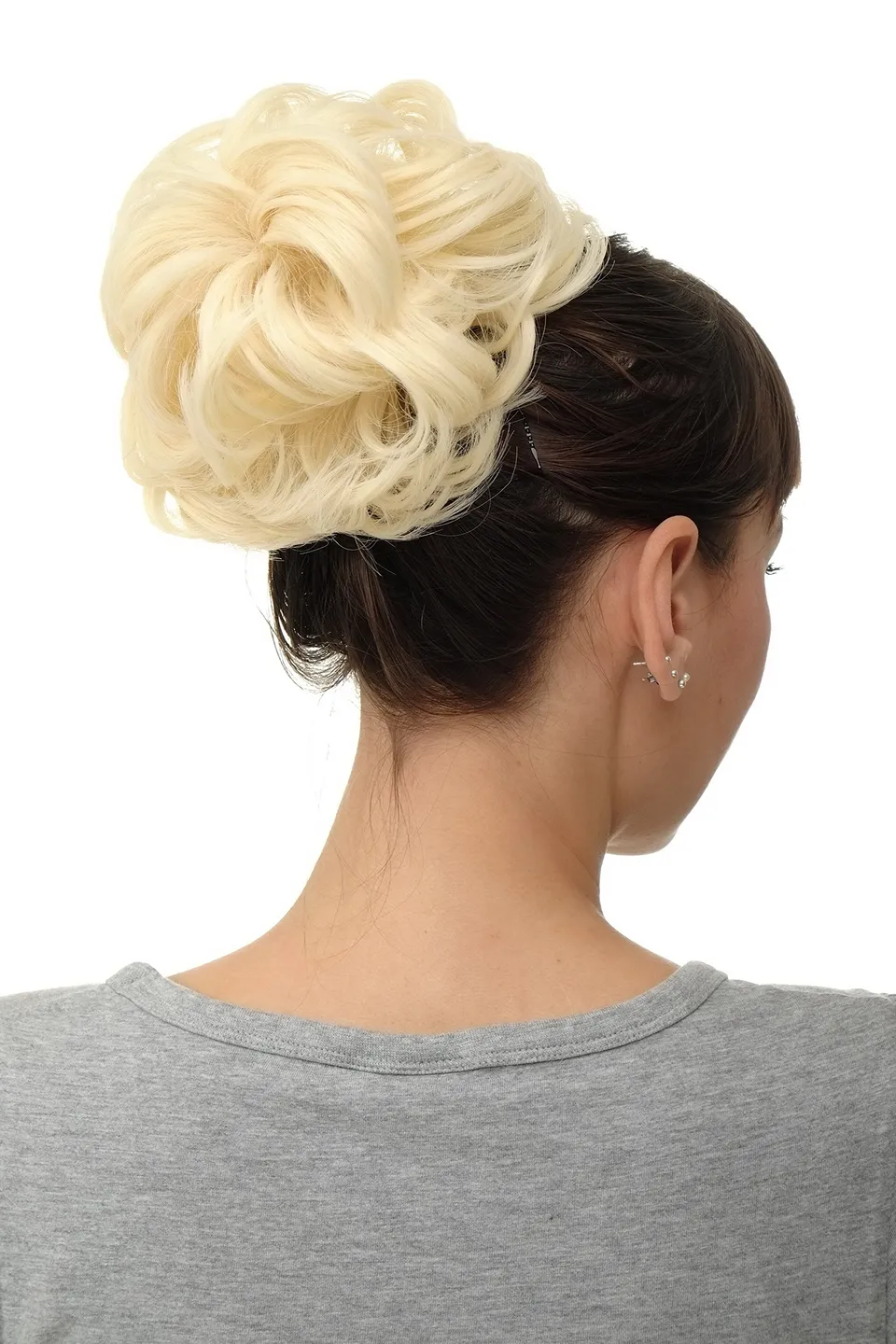 wig-me-up-haarteil-haardutt-haarrose-q840-613-platinblond image 1