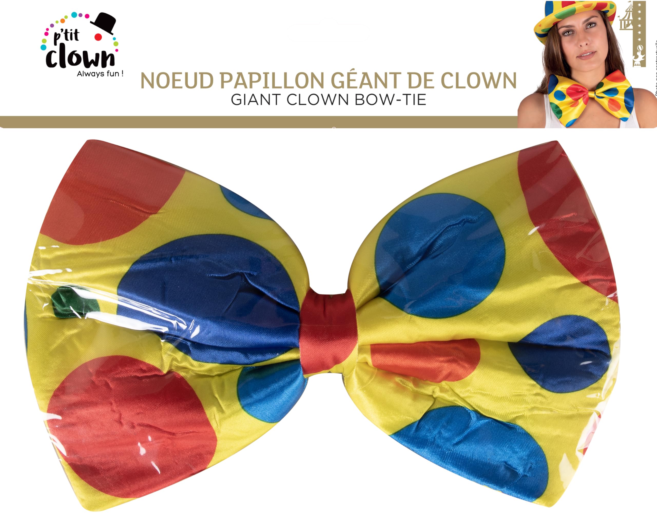 p-tit-clown-riesige-clownsfliege-mehrfarbig-clown-accessoire image 4