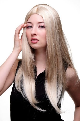 wig-me-up-sa-151-damenper-cke-lang-glatt-erdbeerblond-platin-mittelscheitel-60-c image 8
