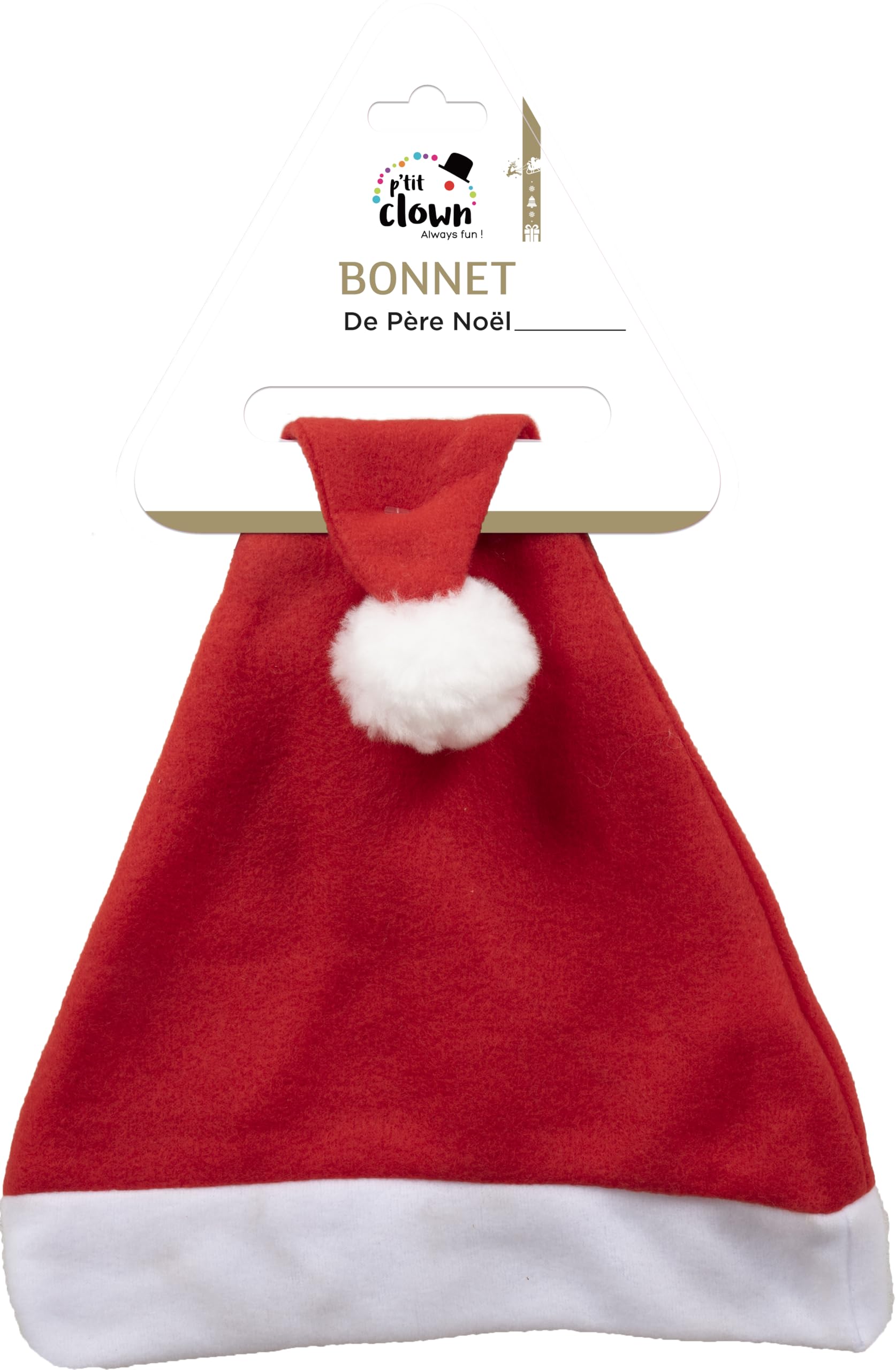 ptit-clown-weihnachtsmann-m-tze-frohe-weihnachten-erwachsene-rot-wei image 4