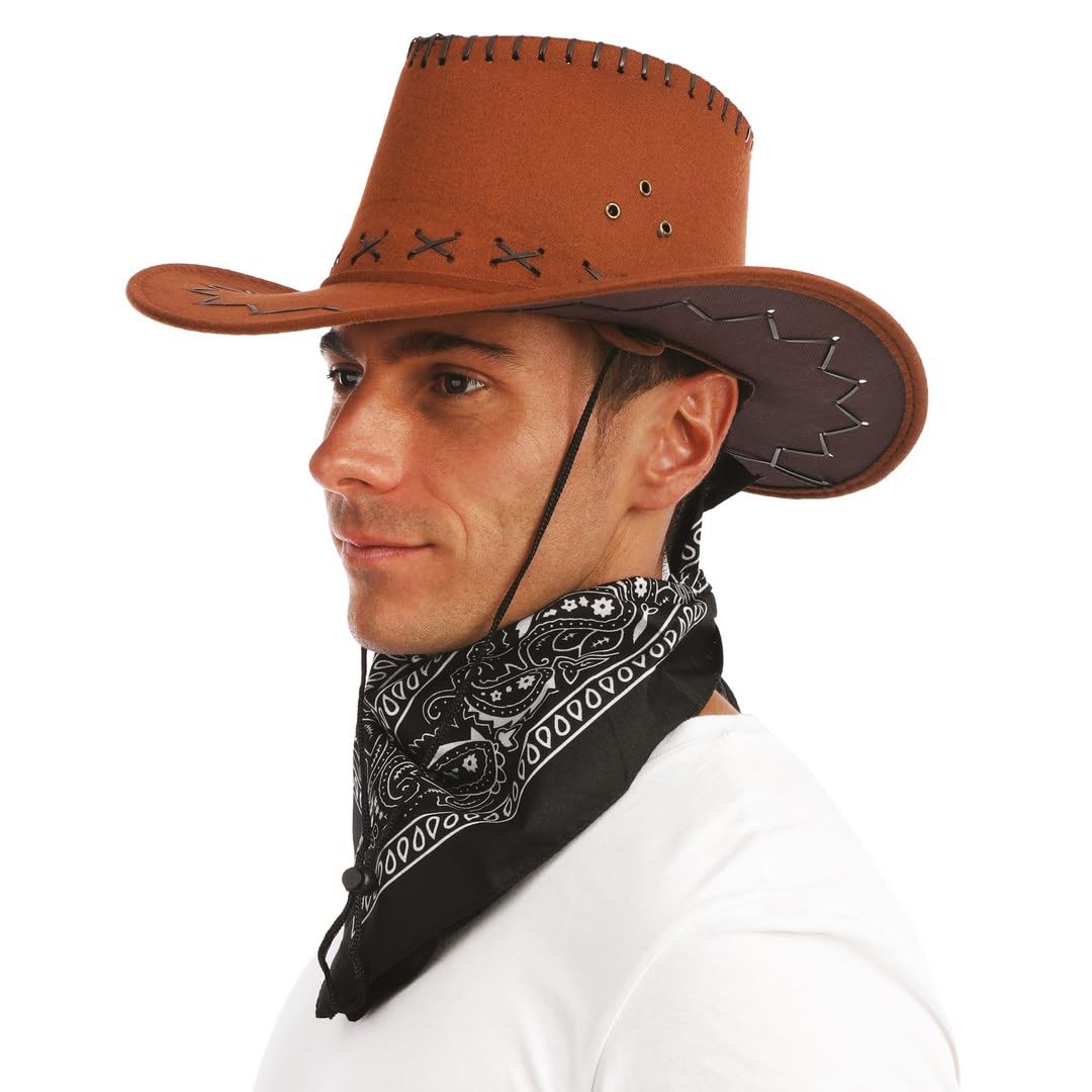 ptit-clown-cowboy-bandana-f-r-erwachsene-halstuch-western image 3