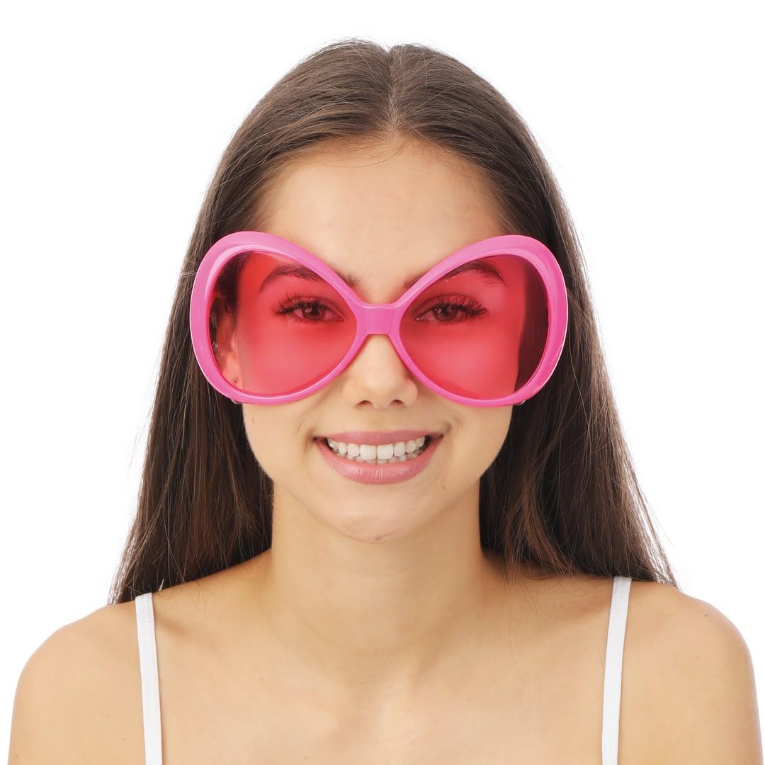 p-tit-clown-35061-fliegenbrille-rosa-18-x-8-5-cm-hippie-star-80er-accessoire image 4